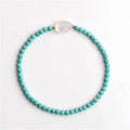 Turquoise High Hand Wearing Bohemian Jewelry Bracelet Simple Women's Bracelet Jewelry Moonstone Pixiu Turquoise Bracelet