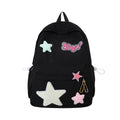 2024 Popular Multi-functional Waterproof Fashion Zipper Closure Physiological Curve Back Travel Daily Use Polyester Backpack