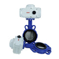DC24V AC220V 3"inch DN80 4inch DN100 16bar ON/OFF and Modulating Electric Wafer Type Ductile Iron SS304 Butterfly Valve
