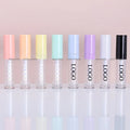 9ml Cosmetic Packaging clear Round pink White Empty Big Wand Fat Lipgloss Tubes Lip Gloss Containers Tube Big Applicator