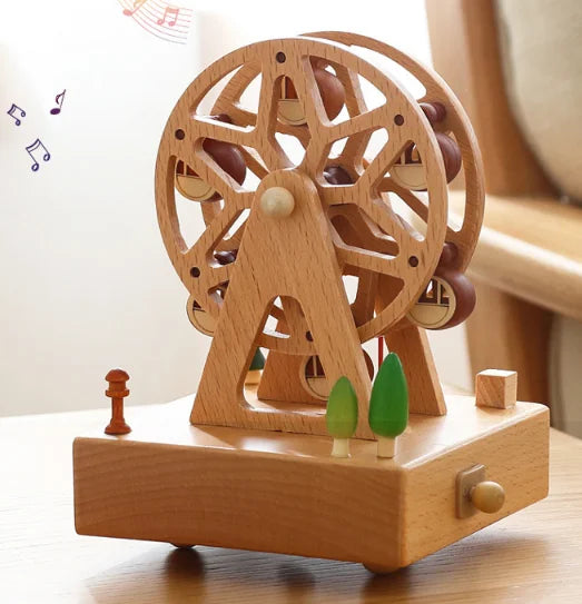 Ferris Wheel Music Box Music Box Wooden Creative Birthday Gift for Girl Friends Girlfriends Valentine's Day Gift