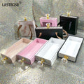 Wholesale Empty Rhinestone Eyelash Box Private Label Luxury Package Eyelash Holder case Lash Packaging