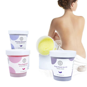 Private Label Oem Face Scrub Vendor Sensitive Skin Wholesale Facial Exfoliating Whitening Fruit Body Scrub