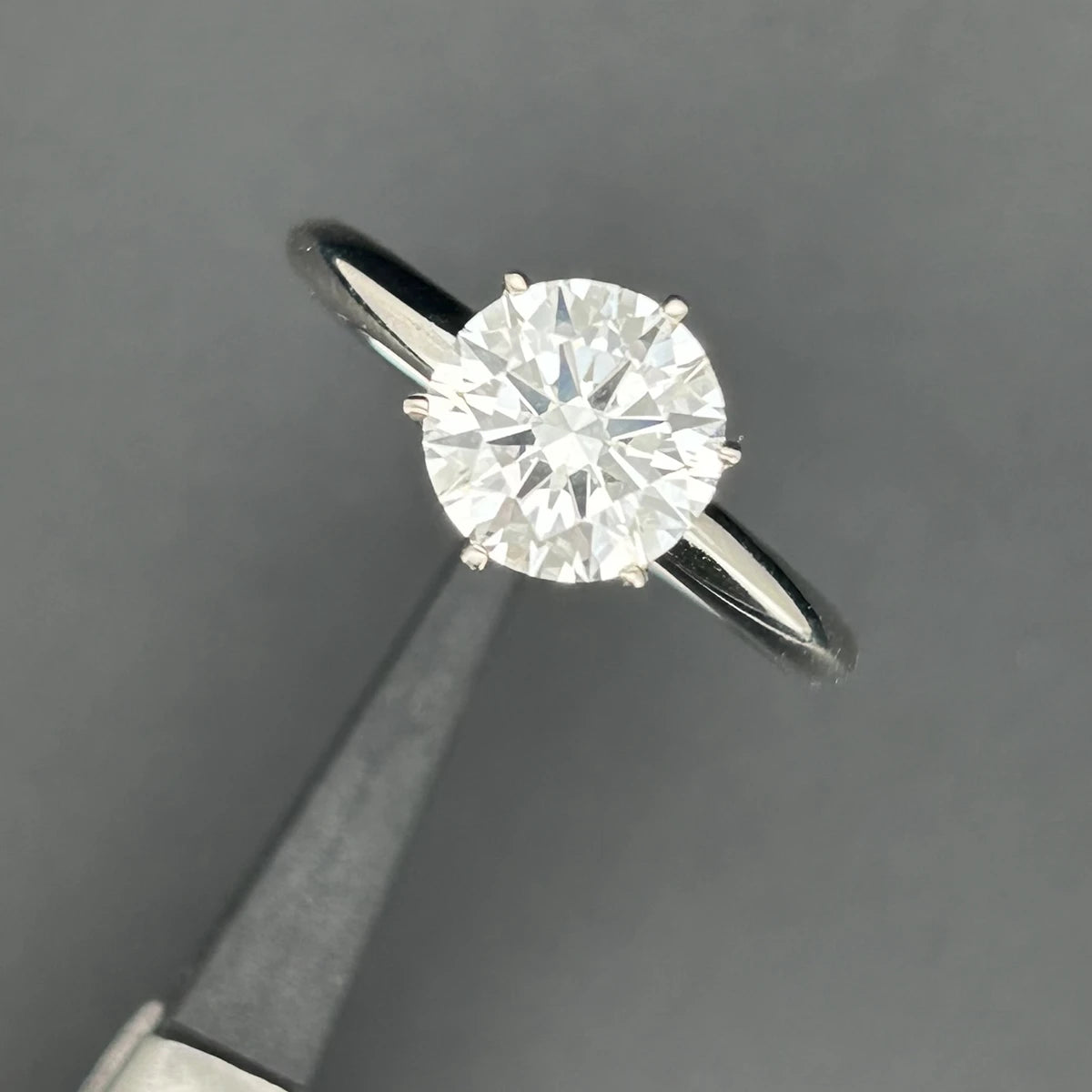HQ GEMS 1-10 Carat D VS1 18K White Gold Jewelry Lab CVD Diamond Engagement Ring