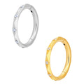 ASTM F136 Titanium 16G Segment Septum Hoop Clicker Nose Ring Ear Cartilage Tragus Helix Lobe Earrings Piercing Jewelry Wholesale