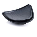 Factory Wholesale Restaurant Dinnerware 8 Inch Black Triangle Melamine Dessert Plate and Dishes