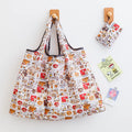 Customizable Foldable Reusable Shopping Tote Bag with Handle New Logo Printed Made From Durable Polyester