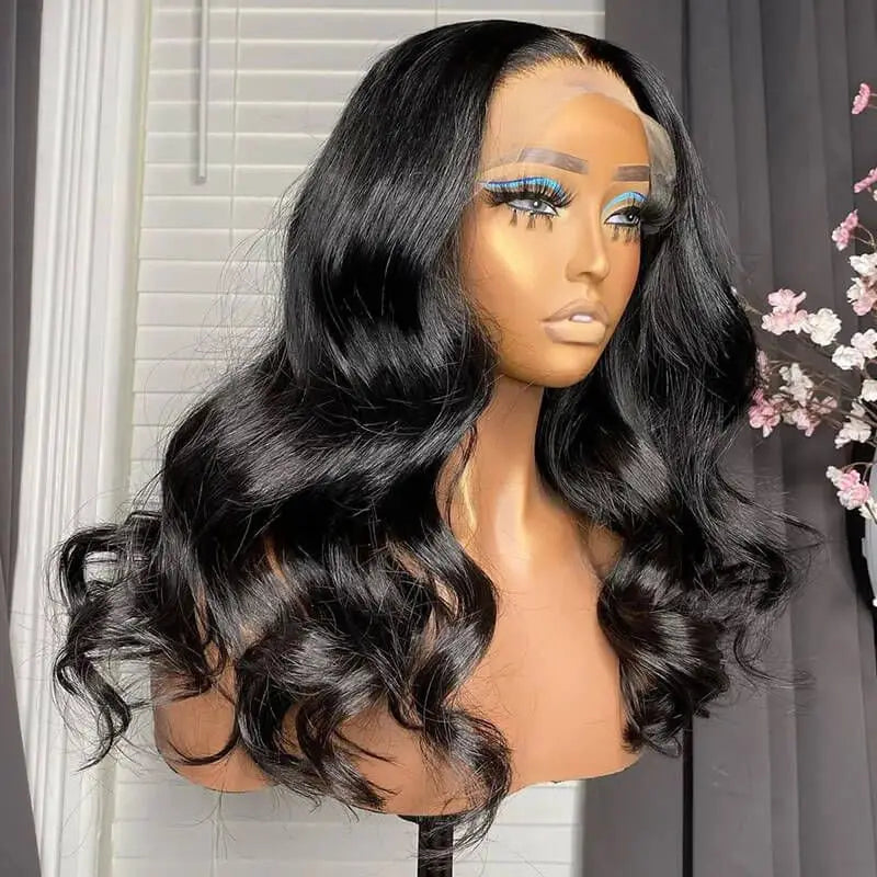 Raw Brazilian Human Hair Natural Wave Lace Front Wigs 28 30 Inch 100% Remy Human Hair Glueless Transparent Lace Front Wig Vendor