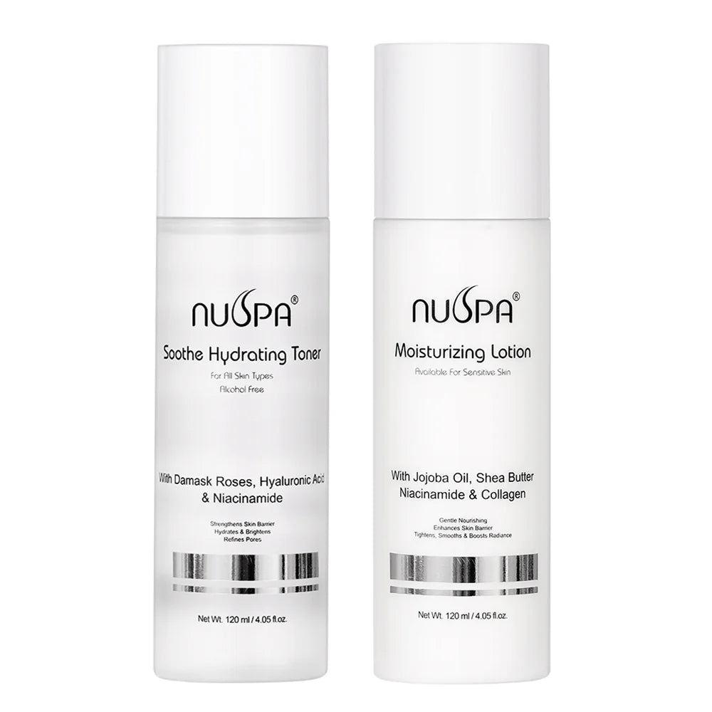 NUSPA Wholesale Gentle Skin Care Product Collagen Repairing Moisturizing Skin Toner Face Cream Lotion