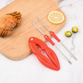 Multi-function Stainless Steel Kitchen Gadget Seafood Clip Crab Pliers Cracker Dishwasher Safe Eco-Friendly Lobster Seafood