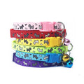 Wholesale Cute Small Nylon Pet Dog Collar with Small Dog Pattern