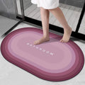 Water Absorbent Marble Texture Diatom Mud Diatomaceous Earth Diatomite Bath Mat