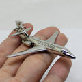 Wholesale Promotional Metal 3D Aircraft Model Holder Sublimation Airplane Keychain De Avion