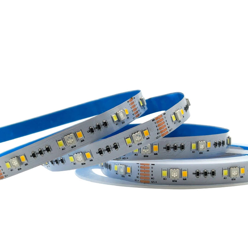 High Brightness Rgbww Led Strip Copper Chip Indoor Rgb Cct 12V 24V 5050 Rgb+2835 Daul Colour Led Strip