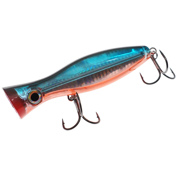 Popper Lure HWHU 120mm 45g Oem Topwater Hard Popper Lerrue Lure Floating Fishing Lures