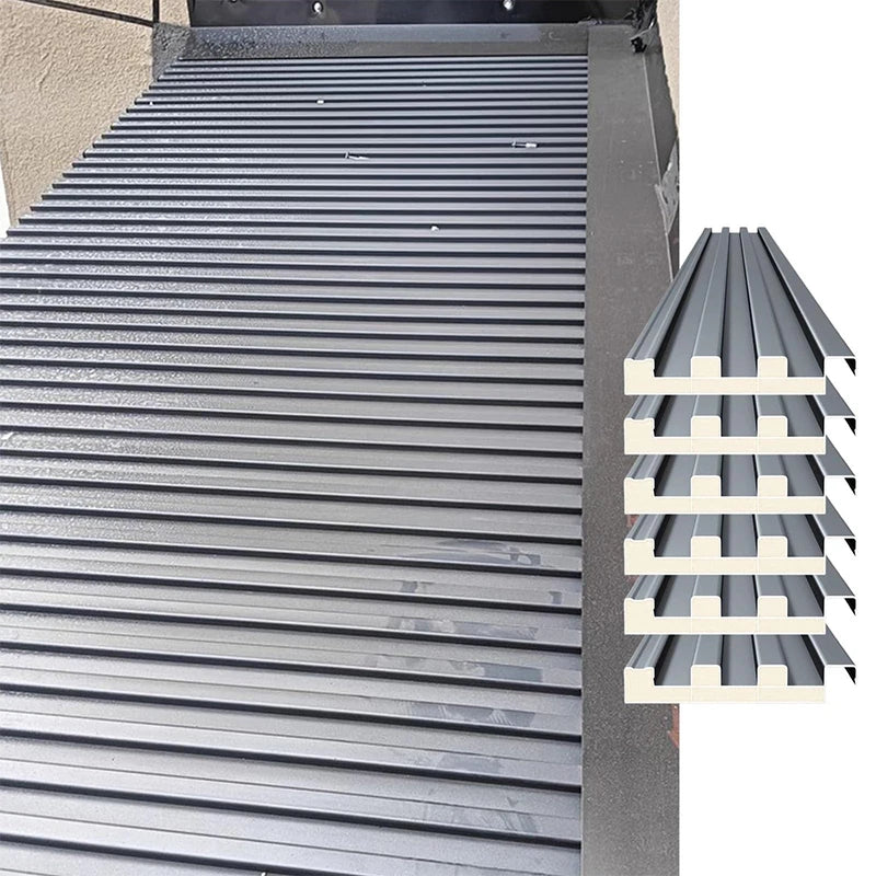 Double Layer Aluminium Roof Tiles Large Great Wall Panel Waterproofing Metal Roofing Cladding