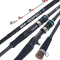2 Sections 1.8m-2.7m Inshore Saltwater Trout Surf Bait Casting Rod Pole Carbon Fiber Ultra Light Fishing Spinning Rod
