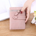 Women's Wallet PU Leather Women's Wallet Women Zipper Purses Card Holder Foldable Portable Lady Coin Purses