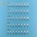 Junyuan Gemstones Comparison Chart Diamond Size Chart 5A Cubic Zirconia Jewelry Gemstone Size Template for Jewelry Store