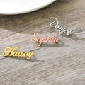 DIY Custom Brooch Pin Customizable Personalize Initial Letter Lapel Pins Stainless Steel Name Brooches