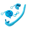 China Factory Swimming Support Liquid Material 100% Silicone Snorkel Gear OEM logo Mask Snorkel Breathing Tube for Adult