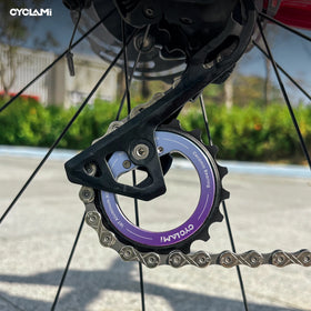 CYCLAMI Universal 18T Eccentric Large Guide Pulley with Full Ceramic Bearing -Smooth Shifting & Low Noise