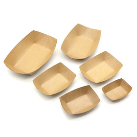 Biodegradable Packaging Disposable Cardboard Fruit Trays for Food Serving Food Packaging Boxes