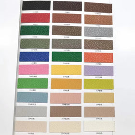 1.6mm PVC Leather Lichi Embossed Two-Tone Design Knitted Material Smooth Surface Good Hand Feel for Shoes Handbag Sofa Craft