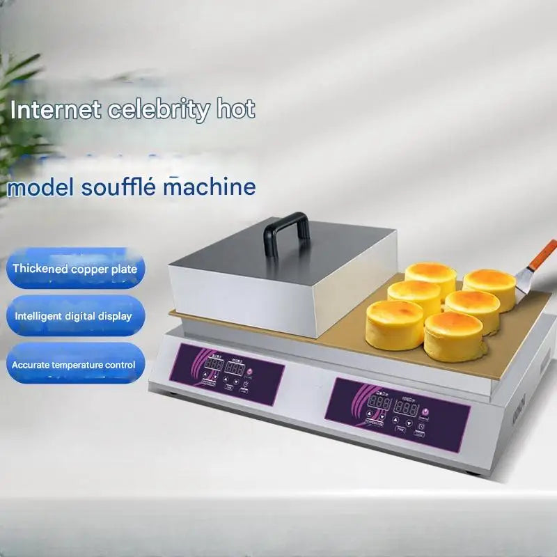 Double Head 220v Electric Souffle Machine Souffle Maker Fluffy Japanese Souffle Pancake Maker Fluffy Pancake Maker