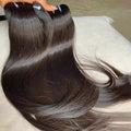 TRIO Hair Raw Vietnamese Virgin Remy Human Hair Wholesale Cuticle Aligned Double Weft 100g Weave Bundles Lace Closure All Colors
