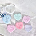 DIY Valentine's Day Series 3 Dimensional Love Letter Candle Soap Incense Candle Silicone Mold