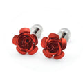 Wholesale 3D Rose Flower Elegant Novelty Cufflinks Custom Mens Suit Shirt Fashion Accessory Wedding Tuxedo Trendy Jewelry Gift