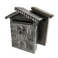 A Wall Mounted Outdoor Hot Selling Antique Retro Castle Villa and  Gothic Style Mailbox