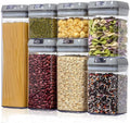 Airtight Set of 7 Extra Large Food Storage Containers Set 3.2L of 4 All Same Size Kitchen Pantry Organization Cereal Spaghetti