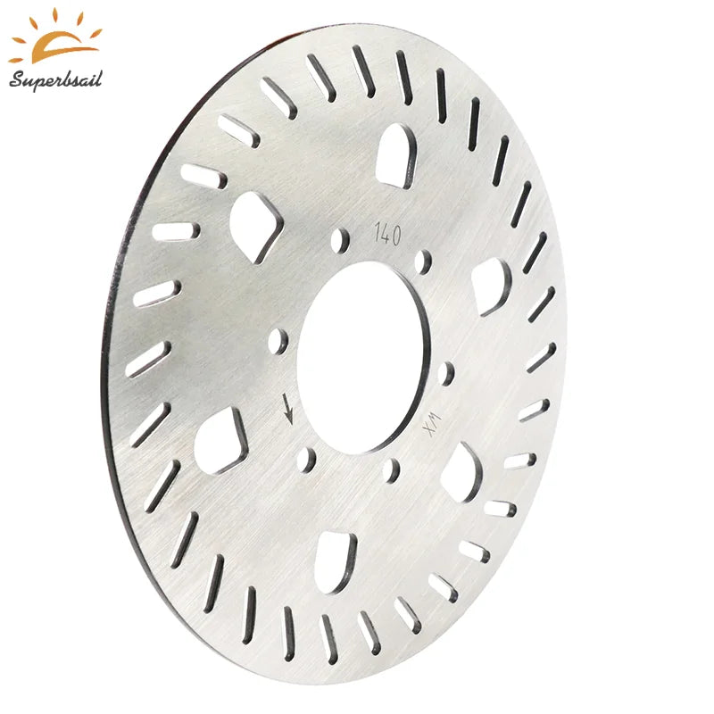 Original 140mm 6-hole Disc Brake for  GT1 GT2 Super Powerful Electric Scooter Thickened Brake Disc Brake Replacement Parts