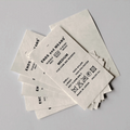 YH-PL005 Sew on Design Custom Trademark Brand Logo Cotton Canvas Main Labels Center Fold Satin Printed Neck Label for T-shirts