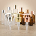 28/410 Gold Silver Aluminum Closure UV Plastic Shampoo Dispenser Bottle Pump Lotion Pump