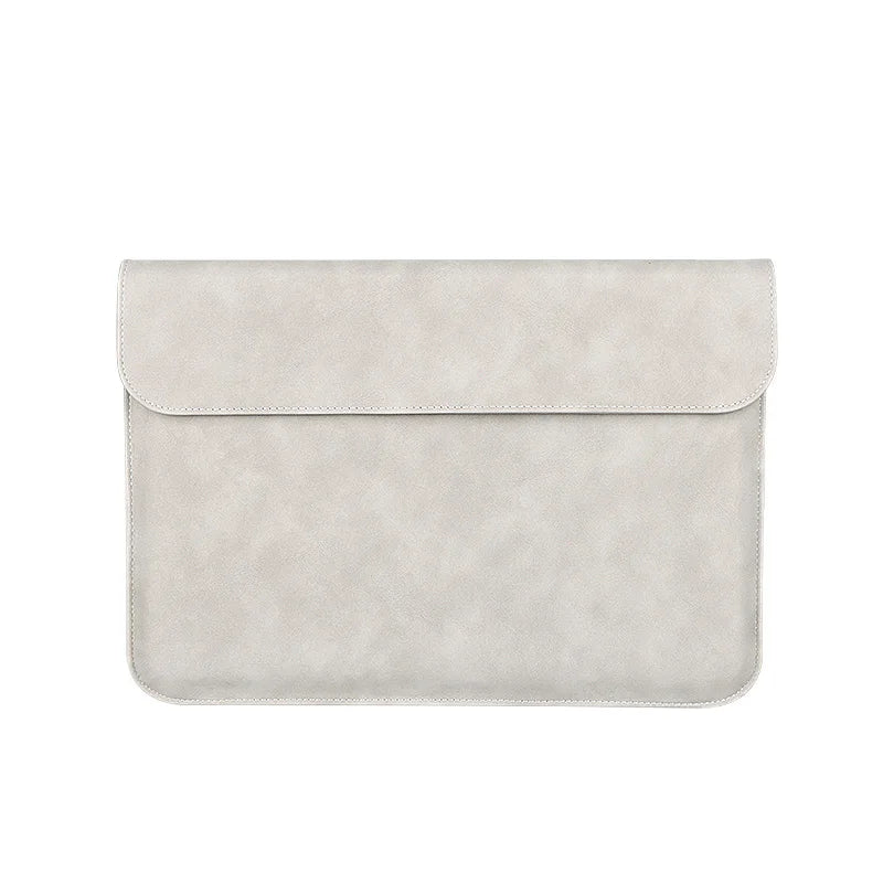 13/14/15 Inch Slim Waterproof PU Leather Laptop Sleeve Bag Messenger Business Computer Case for Macbook Air Pro