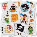 Pirate Temporary Children's Tattoos Sticker Pirate Children's Tattoos Pirate Birthday Party Tattoos