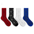 XIANGHUI Men's Socks Jacquard Cotton Cycling High  Retro Sports Socks Custom logo Sock for Men and Women