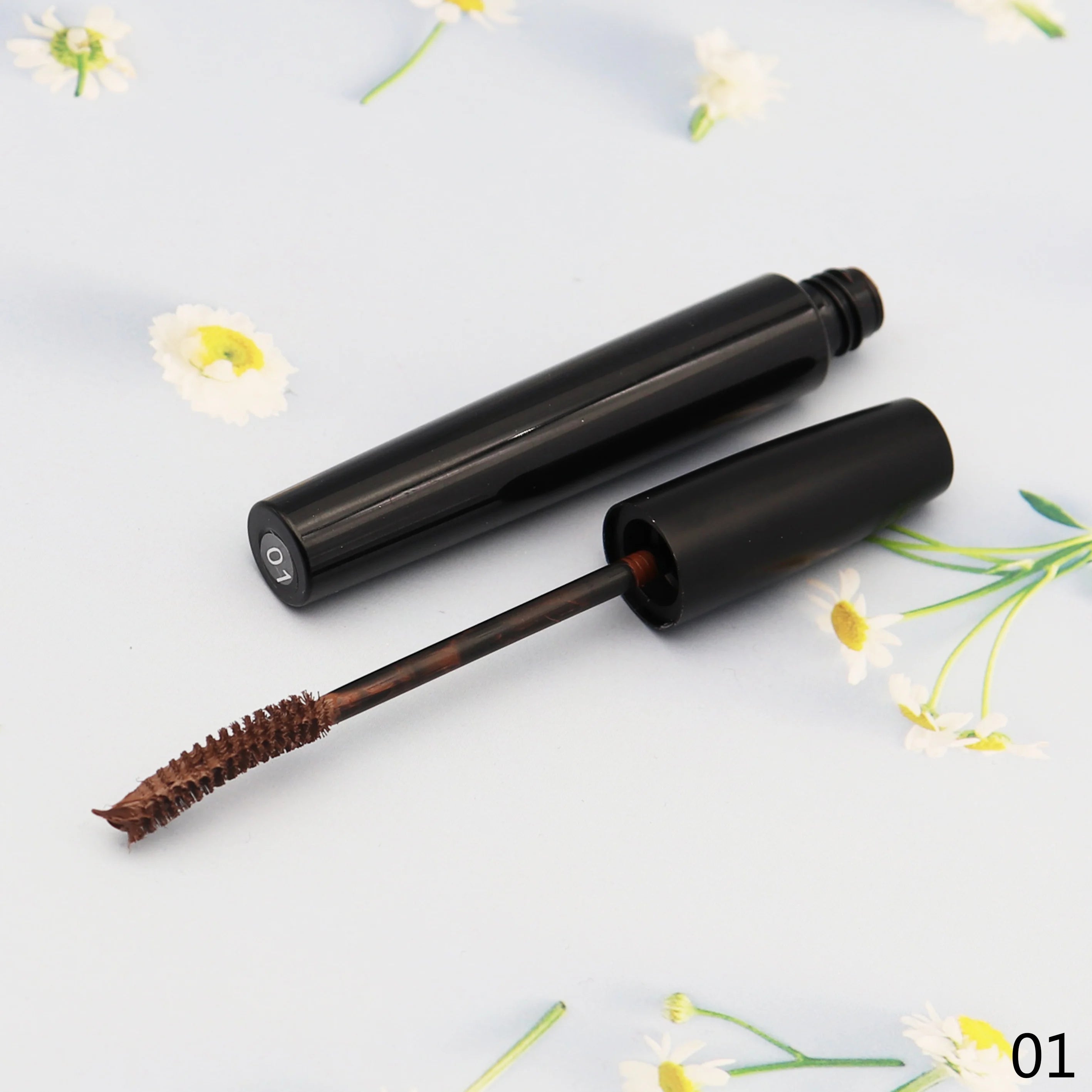 Private Label Thick 4D Silk Fiber Eyelash Mascara Natural Eyelash Lengthening Mascara