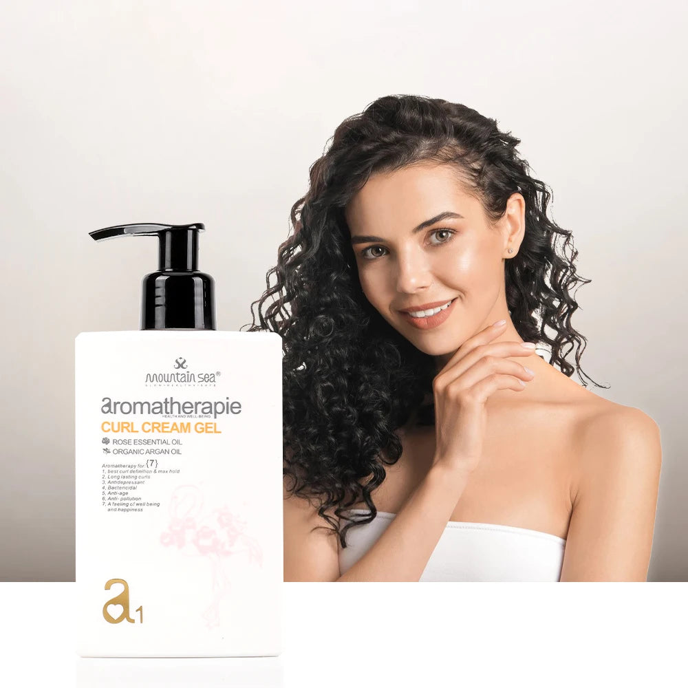 Natural Formula Argan Oil Daily Treatment Curly Hair Edge Control Shining Curl Cream Gel