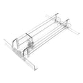 Clear Supermarket Can Shelf Pushers Automatic Liquid Bottle Pusher