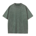 Plus Size Men's T-Shirts Hand Washed to Revive and Renew Old Clothing