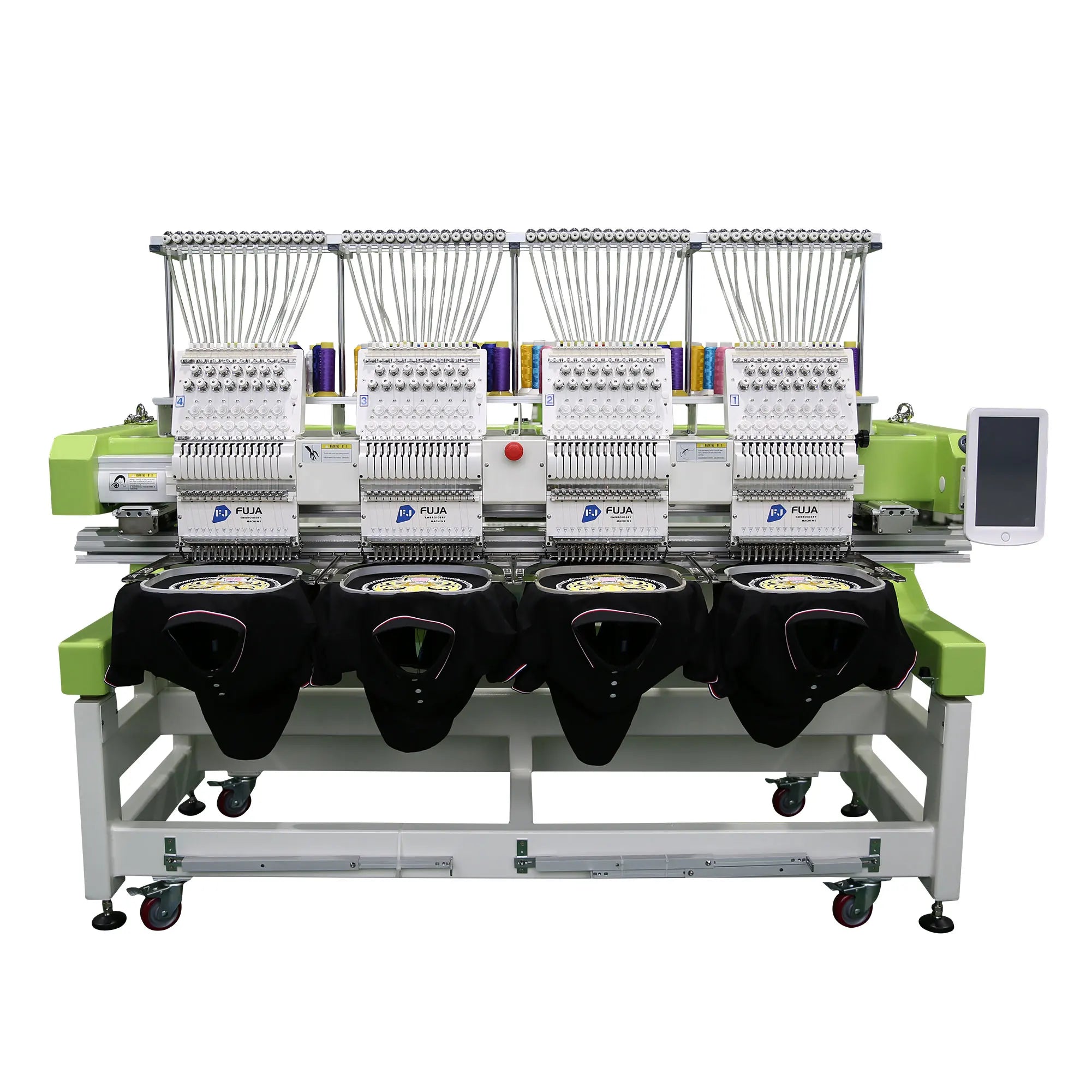FUJA High Quality 12 15 Needles 4 Head Embroidery Machine Industrial Computer Hat Embroidery Machine