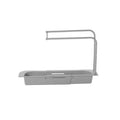 2024 Eco-Friendly Modern Expandable Plastic Non-Folding Standing Kitchen Storage Sink Drain Basket Adjustable Holders & Racks MegaBDM