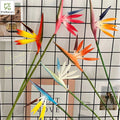 Factory Direct Artificial PU Bird Paradise Flower Table Centerpiece for Christmas Back School Chinese New Year Office