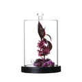 OEM Factory Wholesale Glass Cloche Bell Jar Custom Large Small Bell Glass Cloche Clear Glass Dome Wood Base