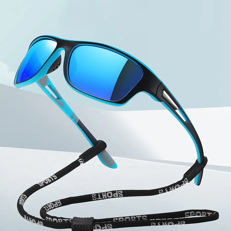 STORY FSK3040 Polarized Night Vision Glasses Men Sport Outdoor Cycling Sunglasses Custom Logo With Sports Lanyard