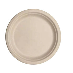 Earth's Natural Alternative Sugarcane Biodegradable Eco-Friendly Disposable Camping 10 Inch Unbreakable Waterproof Plates